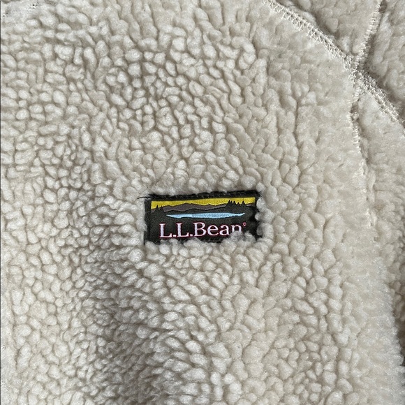 L.L. Bean Mountain Pile Fleece Coat women’s regular medium outdoorsy camping - Picture 2 of 9